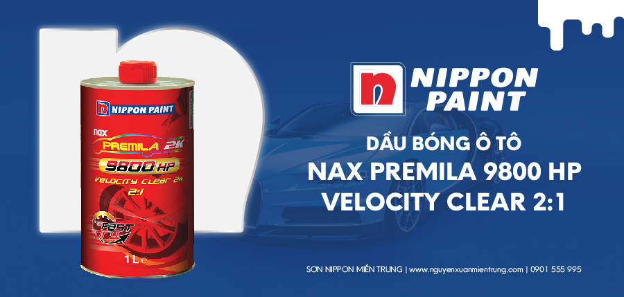 Sơn bóng Nax Premila 9800HP Velocity Clear 2 1